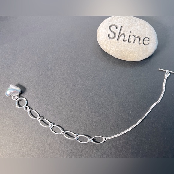 Stunning sterling silver bracelet - Picture 4 of 7